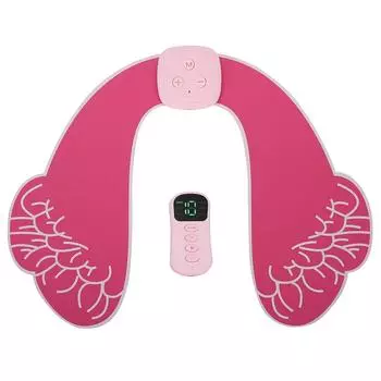 Электрический тренажер для бедер с дистанционным управлением, стимулятор ягодичных мышц, перезаряжаемый, лифтинговый тонер для ягодиц, светло-розовый