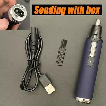 Электрический триммер для бритья, триммер для носа, ушей, безопасный уход за лицом, триммер для волос в носу для мужчин, бритва для удаления волос, машина для чистки бороды красный