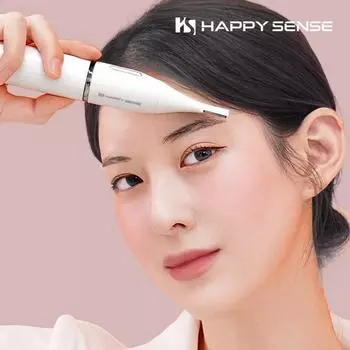 Электрический триммер для бровей Happy Sense, нож для бровей, машина для удаления волос 4 в 1, только триммер для бровей