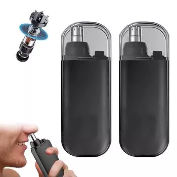 Электрический триммер для носа и ушей, унисекс, бритва, машинка для стрижки волос на шее, мужская машинка для бритья, инструмент для удаления волос, USB чистый тример синий