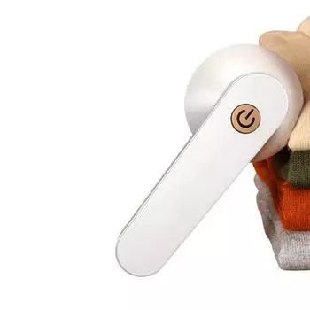 Электрический триммер для удаления комков шерсти, автоматическое удаление комков шерсти, бритье, шесть ножевых головок, зарядка через USB, портативный домашний триммер для удаления ворса белый