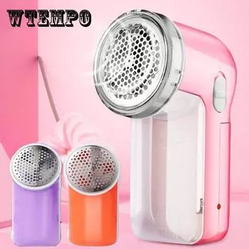 Электрический триммер для удаления ворса, USB перезаряжаемый триммер для волос, бытовой эпилятор, портативный стриппер с 5 лезвиями оранжевый