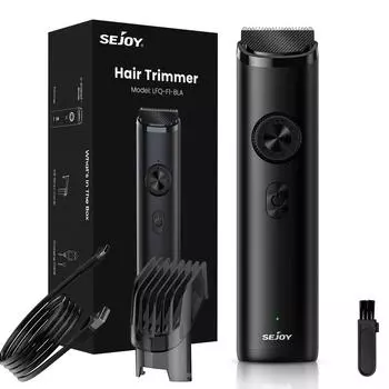 Электрический триммер для волос Sejoy для мужчин, беспроводной мужской профессиональный триммер для волос с электрической отделкой Professional