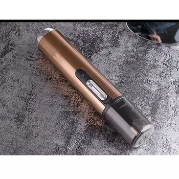 Электрический триммер для волос в носу, многофункциональная машинка для стрижки бровей, бритва для носа золотой