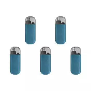 Электрический триммер для волос в носу с двойными лезвиями, безболезненная бритва для ухода за лицом (синий)