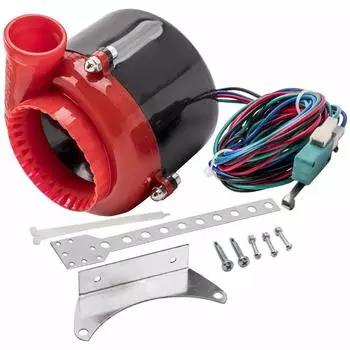 Электрический турбозвуковой электронный автомобильный поддельный клапан сброса давления имитатор продувочного клапана BOV красный