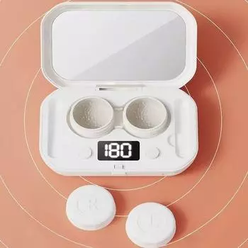 Электрический ультразвуковой очиститель контактных линз и аппарат для коррекции формы роговицы белый