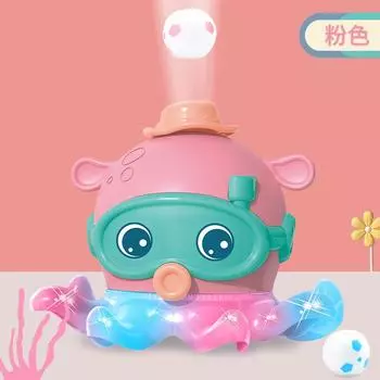 Электрический универсальный световой музыкальный шагающий осьминог, милый плавающий надувной шар осьминог детские игрушки