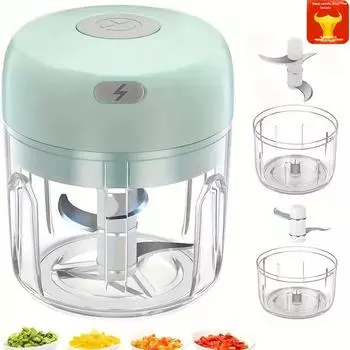 Электрический USB-зарядный мини-чесночница-пресс для дома