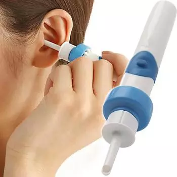 Электрический ушной совок, очиститель ушей, устройство для чистки ушей, инструмент для аспирации ушей для взрослых, детский ушной совок, очиститель ушей One Size белый
