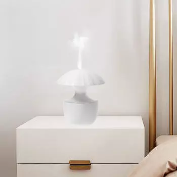 Электрический увлажнитель воздуха Мини Перезаряжаемый Многофункциональный Портативный Настольный белый