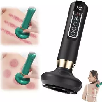 Электрический вакуумный баночный аппарат, используется для углубления меридианов, 12-ступенчатая регулировка, перезаряжаемый D