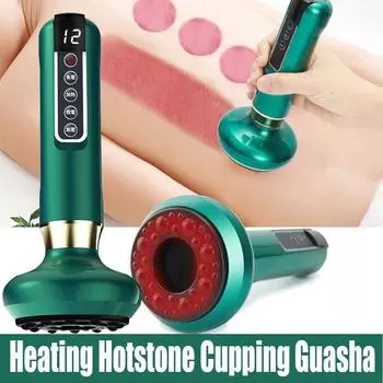 Электрический вакуумный баночный массаж Bianstone, антицеллюлитный нагревательный массажер для тела, гуаша, соскабливание жира, сжигание жира