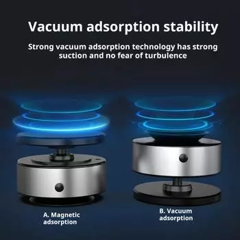 Электрический вакуумный магнитный присоска автомобильный держатель телефона 16 магнитов автомобильный сотовый серебряный