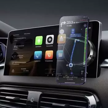 Электрический вакуумный магнитный присоска автомобильный держатель телефона автоматическое определение давления воздуха магнитный держатель сотового телефона навигационный кронштейн