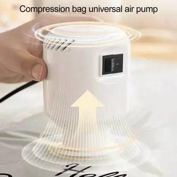 Электрический вакуумный насос 5 Вт, высокая мощность, быстрая вытяжка воздуха, рассеивание тепла, двойной калибр, универсальный насос с американской вилкой для одежды, органайзер для еды, путешествий US Plug