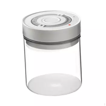 Электрический вакуумный упаковщик для банок Компактный размер Многофункциональный Простота в использовании Прочное стекло 10cmx15cm