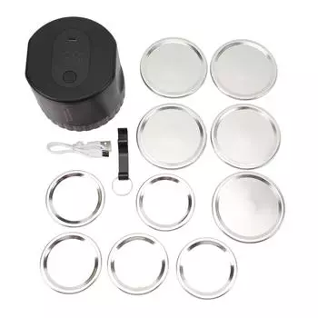 Электрический вакуумный упаковщик для банок Тип C Зарядка Автоматический вакуумный упаковщик для банок Вакуумная упаковочная машина с 1