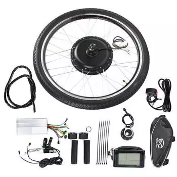 Электрический велосипед, 36 В, 500 Вт, комплект для переоборудования двигателя-концентратора, колесо 26 дюймов со счетчиком(задний привод)