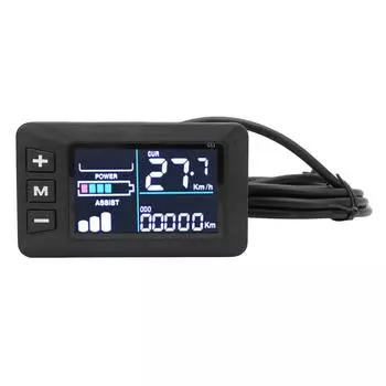 Электрический велосипед цветной ЖК-дисплей 6-контактный термостойкий дисплей велосипеда панель управления счетчиком для модификации