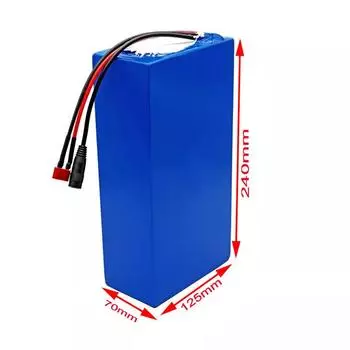 Электрический велосипед с аккумулятором 13s6p, двигатель мощностью 18650 Вт -1000 Вт, 1200 В постоянного тока, с зарядным устройством 25 А и зарядным устройством на 2 А, 48 В, 20 Ач, 30 Ач, 6 В. XT60 link line