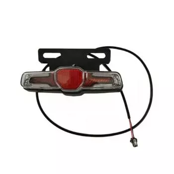 Электрический велосипед светодиодный предупреждающий задний фонарь для безопасности Ebike тормоз задний ночной ездовой фонарь поворотник высокой яркости велосипедные детали