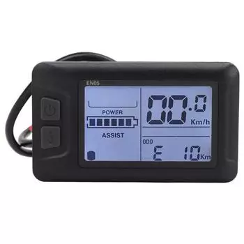 Электрический велосипед ЖК-дисплей измеритель ABS 36 В 48 В Универсальная панель управления для руля 22,2 мм