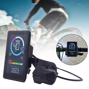 Электрический велосипед ЖК-дисплей измерительный компьютер 24 В 36 В 48 В 60 В индикатор крепление на руль спидометр