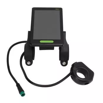 Электрический велосипедный дисплей с большим экраном M6C ЖК-дисплей для скутера, панель управления с водонепроницаемым разъемом для модификации