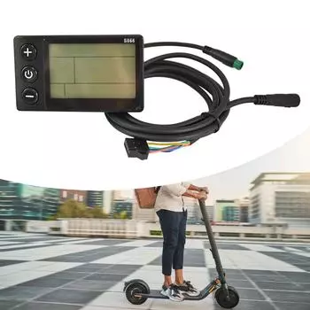 Электрический велосипедный дисплей универсальный 24 В 36 В 48 В водонепроницаемый ЖК-дисплей панель управления для электрических велосипедов скутеров B