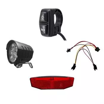 Электрический велосипедный фонарь, передний фонарь IPX4 36 В-60 В