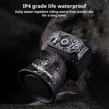 Электрический велосипедный клаксон 120 дБ Громкий звук IPX4 Водонепроницаемый USB перезаряжаемый мини MTB шоссейный Battery синий