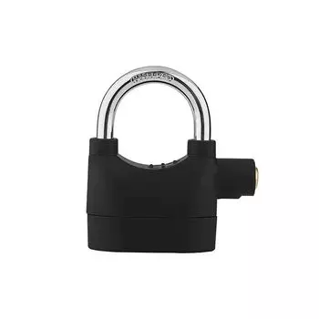 Электрический велосипедный замок 110 дБ со стальным тросом длиной 1,5 м для мотоциклетного кольцевого замка на открытом воздухе short-without 1.5m steel cable