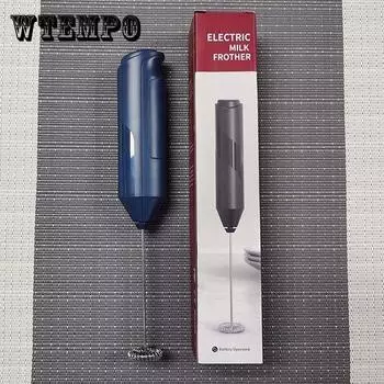 Электрический венчик для взбивания молока, взбиватель для кофе и сливок, мини-компактный кухонный прибор, ручной электрический вспениватель молока, миксер, инструменты для выпечки, блендер для взбивания пены красный