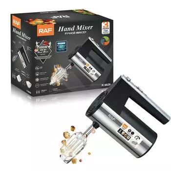 Электрический венчик для взбивания яиц европейского стандарта с 7 скоростями, бытовой ручной венчик для взбивания яиц и миксер для выпечки лапши высокой мощности egg beater чёрный