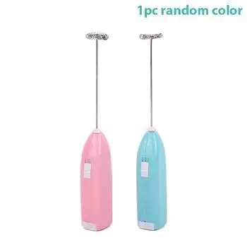 Электрический венчик для взбивания яиц, вспениватель, мини-миксер с ручкой random