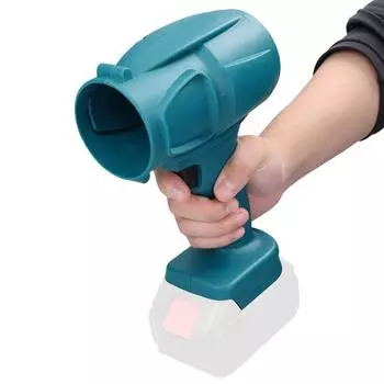 Электрический вентилятор мощностью 1000 Вт, портативный вентилятор для кемпинга, походов, беспроводной щеточный вентилятор, ручной фен с литиевой батареей и турбовентилятором высокой мощности синий