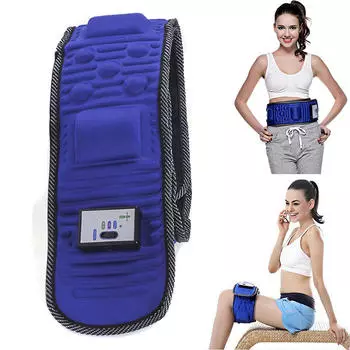 Электрический вибрационный массажер для похудения, пояс, обертывание, сжигание жира, нагревательная машина