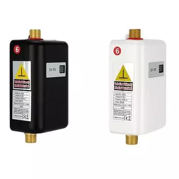 Электрический водонагреватель мощностью 3000 Вт, 110 В/220 В, проточный водонагреватель, проточный водонагреватель для ванной комнаты, кухни, мойки, нагрева воды US Plug белый