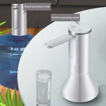 Электрический водяной насос Насос для дозирования воды Отображение объема воды в реальном времени Автоматическое закрытие Батарея большой емкости Пищевой класс Без запаха Три передачи белый