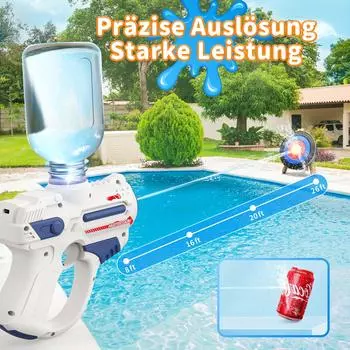 Электрический водяной пистолет для детей и взрослых, 2 шт., большой емкости, светящиеся водяные пистолеты, подходят для мальчиков и девочек, вечеринок у бассейна, пляжных развлечений, водных сражений 2pcs/set