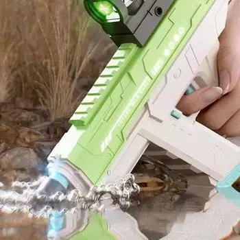 Электрический водяной пистолет Glock, игрушки, детский игрушечный водный пистолет, для отдыха на пляже, большой емкости, для развлечений на открытом воздухе, стрельба, бассейн, игрушка для мальчиков