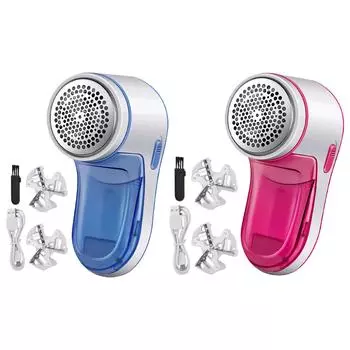 Электрический ворсовый удалитель для ткани бритва инструмент для удаления перезаряжаемый удалить пух пух дефузтер для шерсти одежда постельное белье кашемир синий