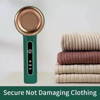 Электрический ворсовый удалитель USB перезаряжаемый гранулированный бритвенный станок для одежды портативный удалитель катышков волос для одежды удаление пуха зелёный