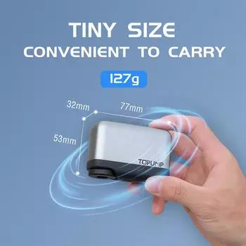 Электрический воздушный мини-насос для беспроводного накачивания шин велосипеда 120 фунтов на квадратный дюйм Аксессуары для велосипеда Шины Schrader Presta 30 минут зарядки чёрный