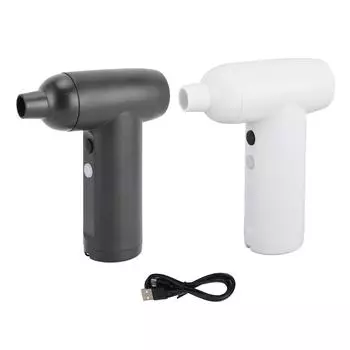 Электрический воздушный пылесос 110000 об/мин регулируемый струйный сухой воздуходув для клавиатуры надувная подушка для кемпинга на открытом воздухе White