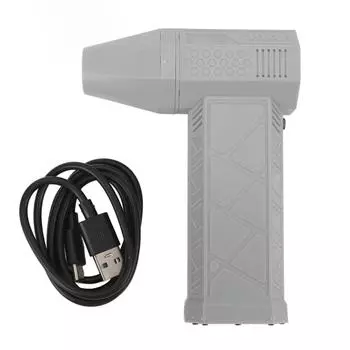 Электрический воздушный пылесос 130000 об/мин сжатый воздуходувка сухой струйный воздуходув перезаряжаемый для компьютера серый