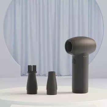 Электрический воздушный пылесос 80000 об/мин, беспроводной вентилятор для барбекю, воздуходувка для клавиатуры компьютера, надувной матрас, уличный чёрный