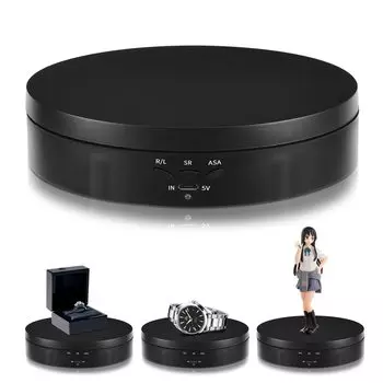 Электрический вращающийся на 360 градусов вращающийся электрический грузоподъемность регулируемое направление и малый диаметр для фигурной фотографии L QECTED поворотный стол, стол,