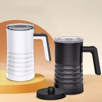 Электрический вспениватель молока Домашний вспениватель молока Вспениватель для подогрева молока Электрический Модернизация Новый Магнитный Подвес Кухонные Принадлежности US чёрный